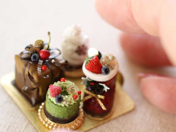 1 6 Scale ミニチュア クリスマスケーキ ヤフオク出品中 Shibazukeparipariのミニチュア 食品サンプル