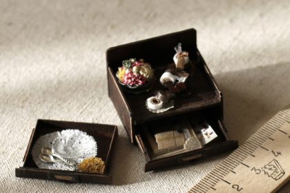 ミニチュア　miniature letter レターケース