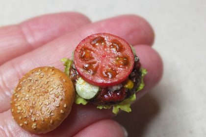 hamburger ミニチュアフード　ハンバーガー