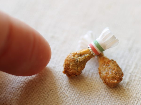 friedchicken miniature ミニチュアフード　クリスマス オードブル