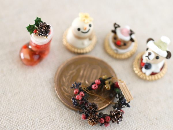 miniature ミニチュアフード　クリスマス オードブル