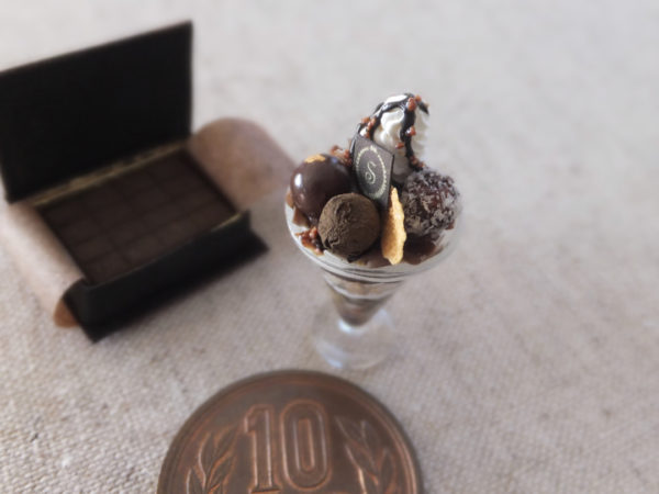 parfait chocolate miniature ミニチュア　パフェ