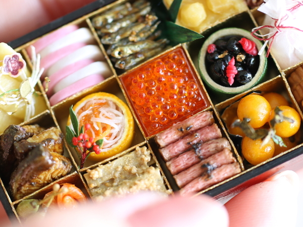 miniature ミニチュア　おせち　食品サンプル