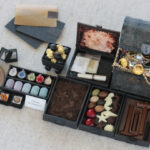 miniature mineral ore handmade ミニチュア 石磨き 宝箱 鉱物