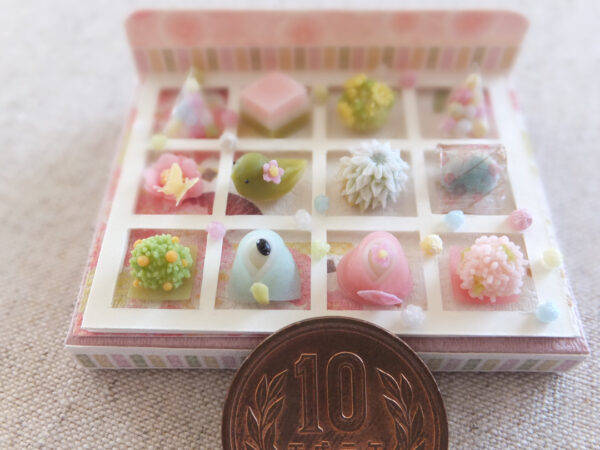 miniature 和菓子 上生菓子 ミニチュア  ひなまつり