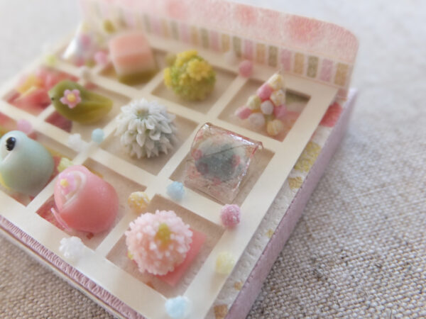 miniature 和菓子 上生菓子 ミニチュア  ひなまつり