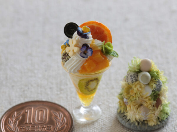miniature fruit ミニチュア　パフェ
