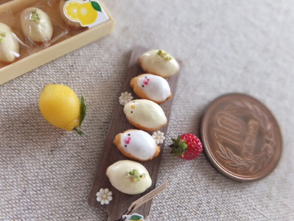 ミニチュア レモンケーキ 文鳥 miniature lemon